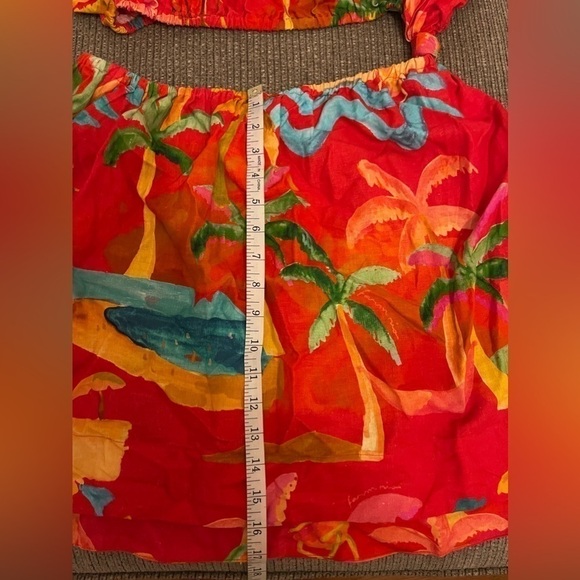 FARM Rio Ipanema One-Shoulder Cut-Out Mini Dress. - Picture 7 of 12